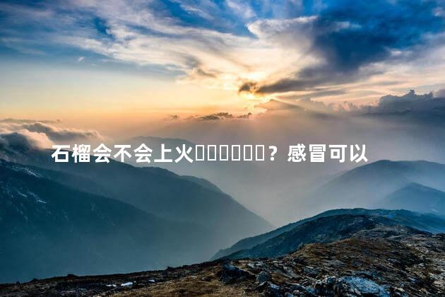 石榴会不会上火？感冒可以吃吗
